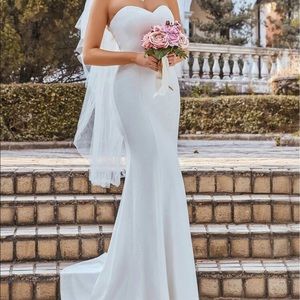 Sweetheart wedding dress/prom dress